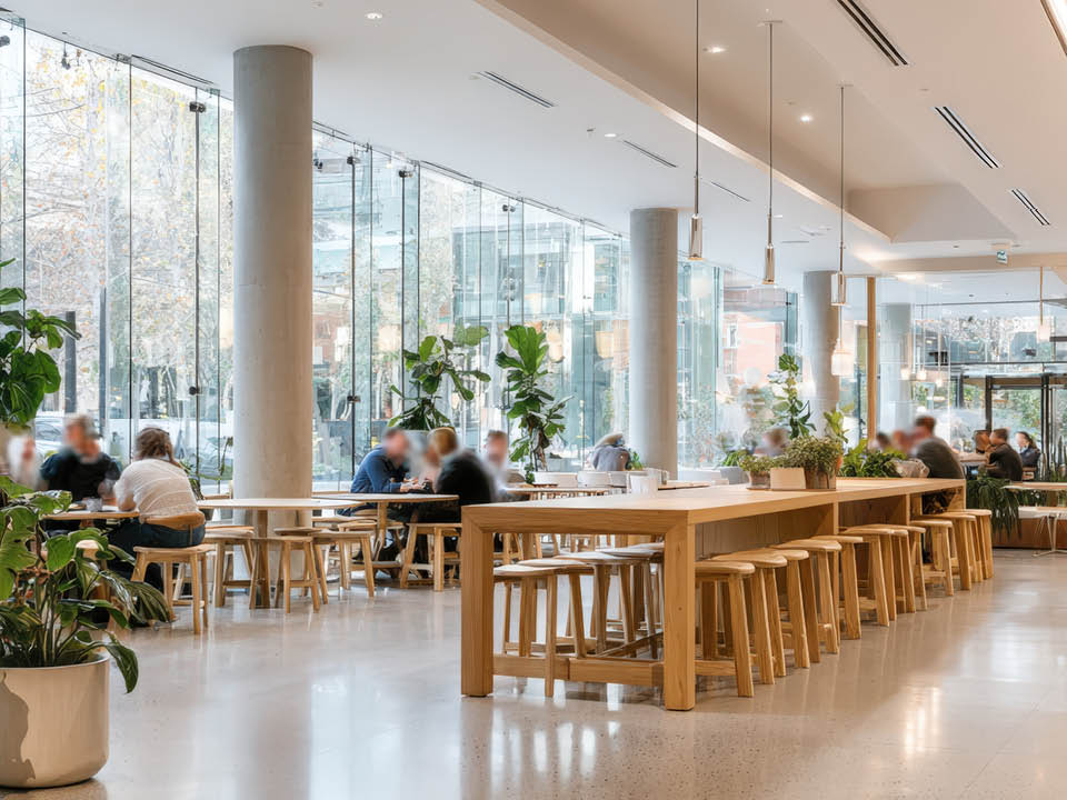Thirty onsite HR operations team delivering structured people support in a contemporary office